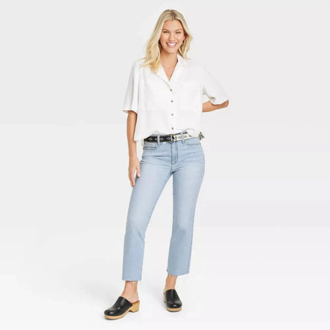 Universal Thread Women's Light Blue High-Rise Bootcut Jeans |Universal Thread In Lebanon