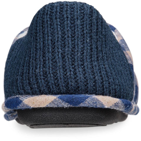 Club Room Men's Navy/Beige Flannel Comfort Slide Slippers | Club Room In Lebanon