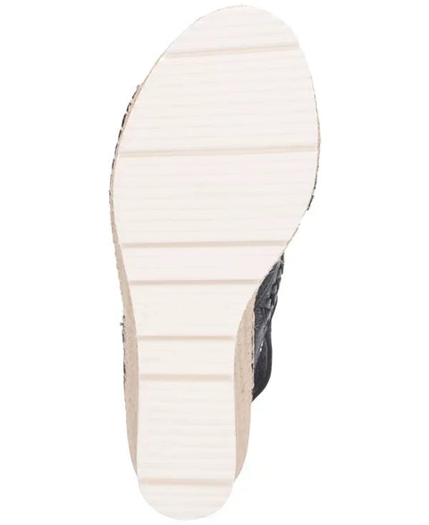 Gentle Souls Women's Black Elyssa Two-Band Braid Sandals | Gentle Souls In Lebanon