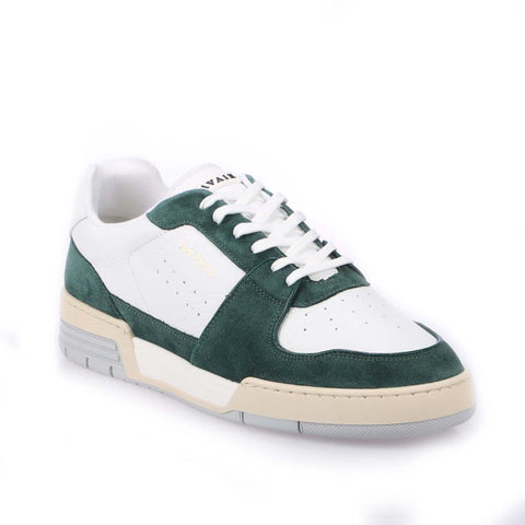 Lavair Men's White/Green Vadum Trainer Sneakers | Lavair In Lebanon