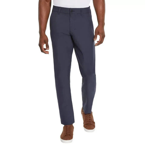 Marc New York Men's Navy Blue Straight Leg Commuter Trousers | Marc New York In Lebanon