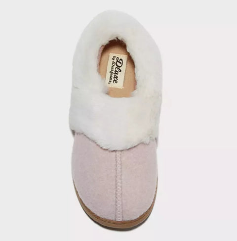 Dluxe by Dearfoams Women's Rose June Felted Closed Back Slippers | Dluxe by Dearfoams In Lebanon
