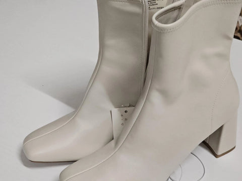 A New day Women's Off White Pippa Stretch Ankle Boots | A New Day In Lebanon