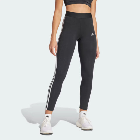 Adidas Women's Black Training Essential 3 Stripe leggings |Adidas In Lebanon