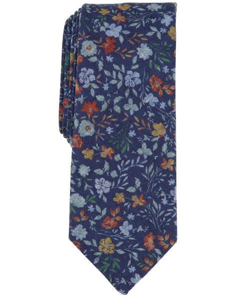 Bar III Men's Navy Atkinson Floral Tie | Bar III In Lebanon