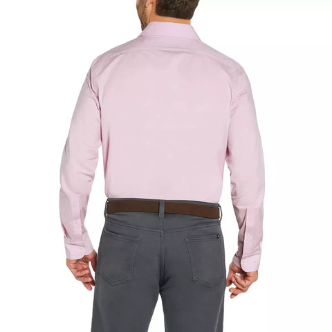Banana Republic Men’s Pink Stretch Poplin Long Sleeve Shirt |Banana Republic In Lebanon