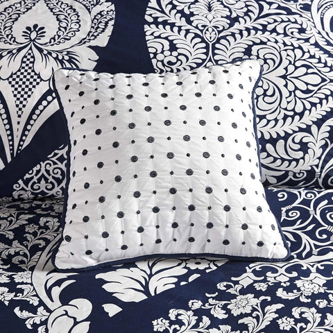 Madison Park Indigo Vienna 6-Piece Duvet Cover Set, Full/Queen Bedding | Madison Park In Lebanon