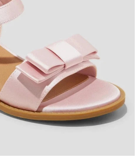 Art & Class Girl's Dusty Rose Satin Belle Sandals | Art & Class In Lebanon