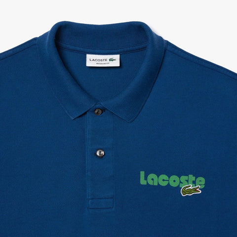 Lacoste Men's Dark Blue Classic Polo Neck T-shirt | Lacoste In Lebanon