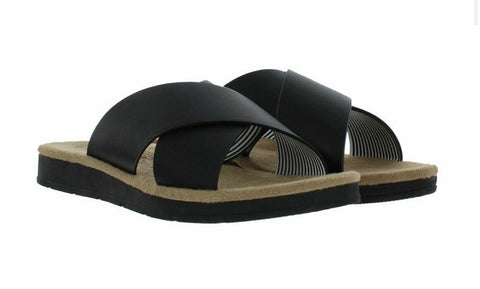 Izod Women's Black Alyssa Slide Slippers | Izod In Lebanon