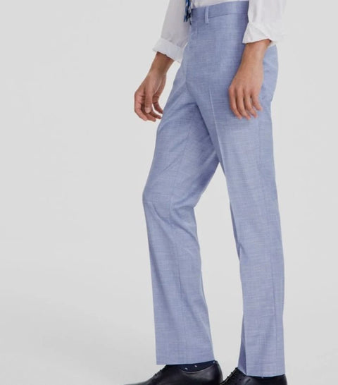 DKNY Men's Light Blue Modern-Fit Stretch Suit Separate Pants | DKNY In Lebanon