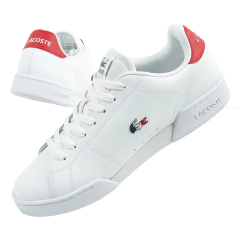 Lacoste Men's White Carnaby Cup Leather Sneakers | Lacoste In Lebanon