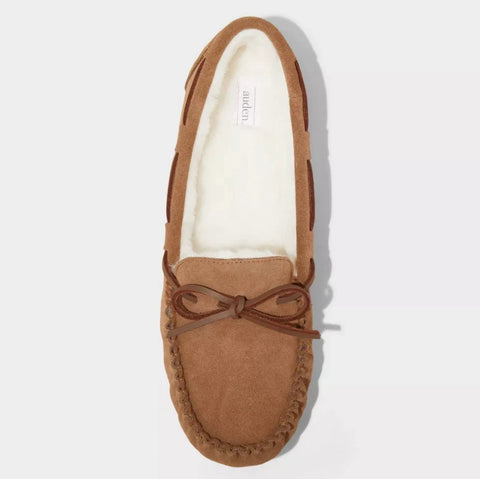 Auden Women's Camel Chestnut Brown Bria Moccasin Slippers | Auden In Lebanon