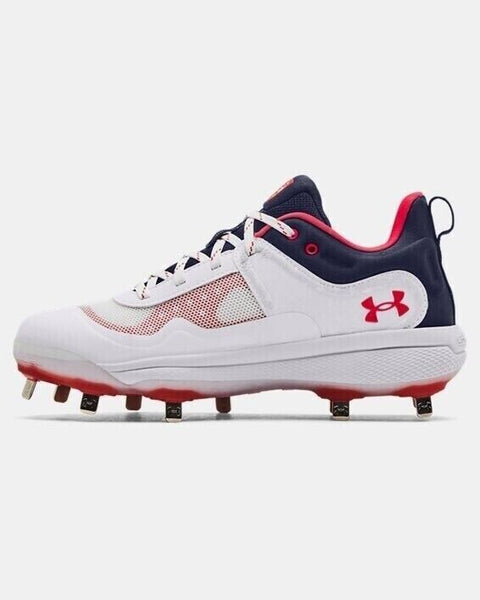 Under Armour Womens UA Glyde MT USA Metal Softball Cleats (damaged box)