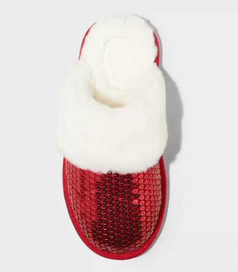 Cat & Jack Girls Lane Sequin Scuff Slippers | Cat & Jack In Lebanon