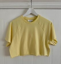 Topshop Women's Yellow T-Shirt ANF742