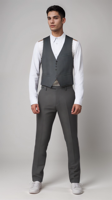 Ted Baker Men's Gray Gold Vest | Ted Baker In Lebanon