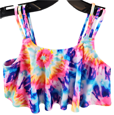 Breaking Waves Girl's Multicolor Bikini Top ABFK1869