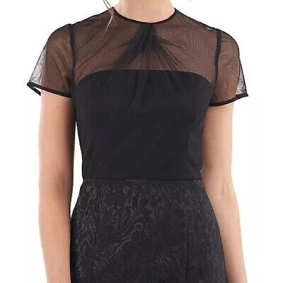 JS Collections Womens Black Dress ABF40