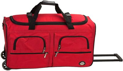Rockland Red Rolling Duffel Bag | Rockland In Lebanon