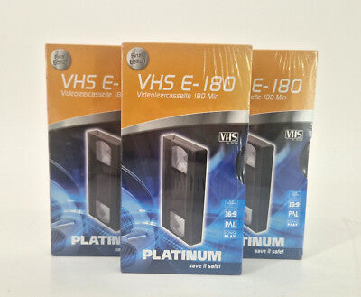 Platinum VHS E-180 Video Cassette 180 min | Platinum In Lebanon