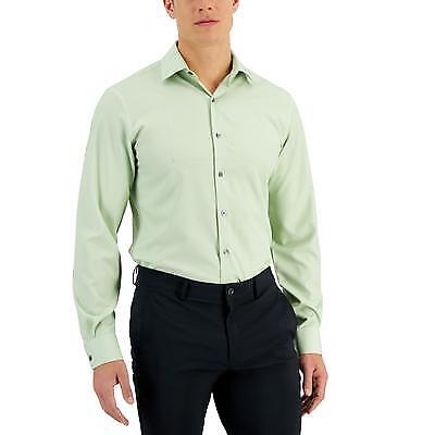 Alfani Men's Mint Green Shirt ABF738 shr