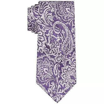 Michael Kors Mens Paisley Tie purple ONE SIZE ABL102 SHR,