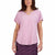 Tranquility Women's Lilac Short Sleeve V-neck T-Shirt