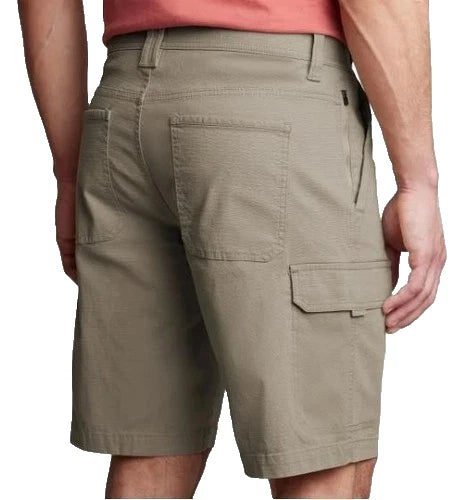 Copper and Oak Men's Khaki 40 Ripstop Security Pocket Flex Waist Stretch Cargo Shorts |Copper and Oak In Lebanon