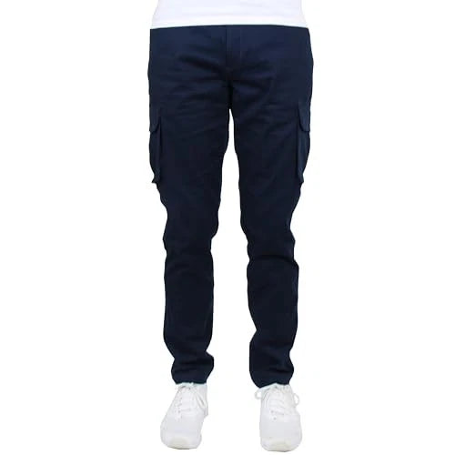 Blu Rock Men's Navy Flex Stretch Cargo Pants|Blu Rock In Lebanon