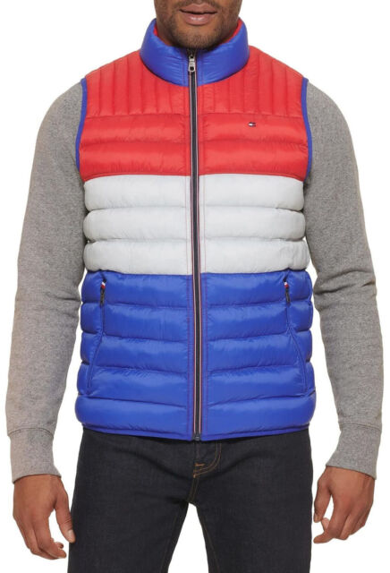 Tommy Hilfiger Men's Multicolor Puffer Vest ABF628 shr