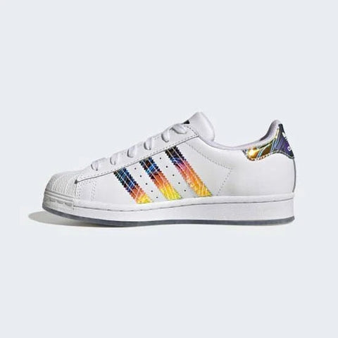 Adidas Women's White Superstar J Sneaker | Adidas In Lebanon