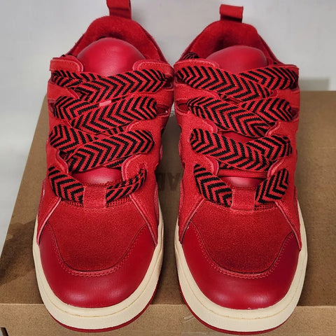 Steve Madden Women's Red Multi Roaring Sneakers | Steve Madden In Lebanon