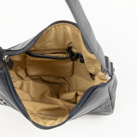 Giani Bernini Women's Navy Nappa Leather Hobo Shoulder Bag | Giani Bernini In Lebanon