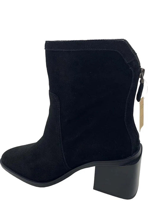 Vince Camuto Women's Black Water-Repellent Suede Mid-Shaft Boots | Vince Camuto In Lebanon