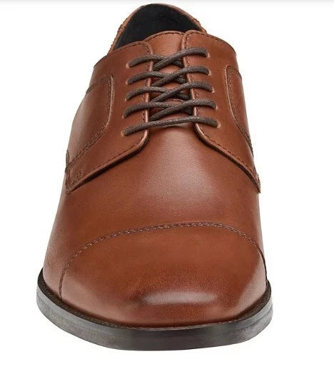 Johnston & Murphy Men's Brown Novick Cap Toe Wide Leather Casual Shoes | Johnston & Murphy In Lebanon