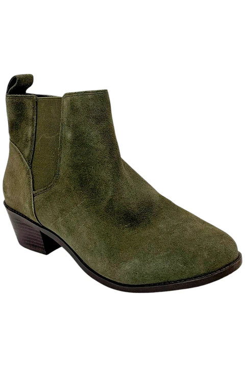 Vionic Women's Olive Green Water-Repellent Suede Ankle Boots | Vionic In Lebanon