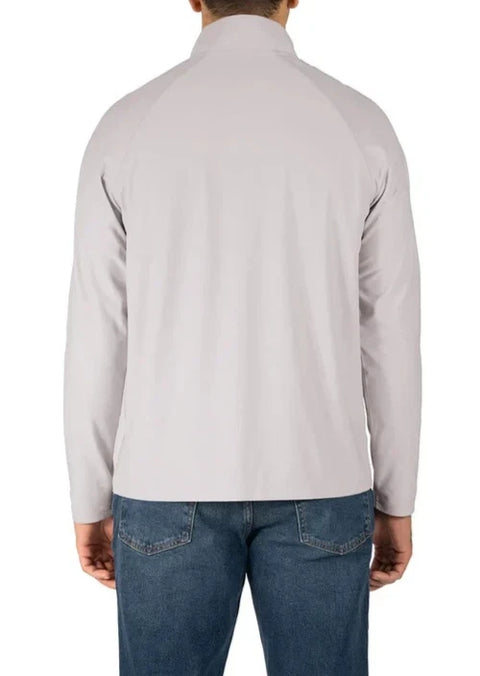 Gerry Men's Light Grey Active Quarter Zip Top Blouse | Gerry In Lebanon