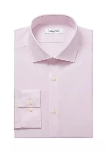 Calvin Klein Men's Light Pink Steel Plus Regular Fit Shirt | Calvin Klein In Lebanon