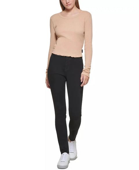 Calvin Klein Jeans Women's Black Super High Rise Jeggings | Calvin Klein Jeans In Lebanon