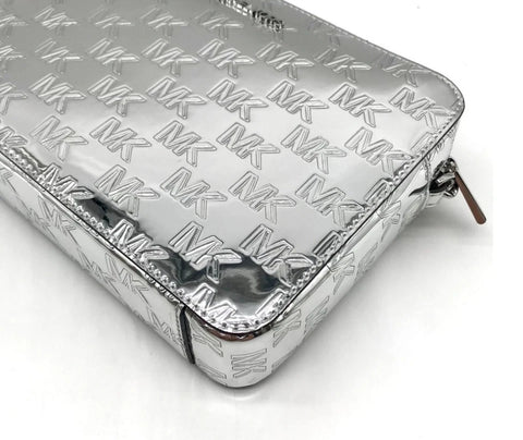 Michael Kors Women's Silver Large East West Crossbody | Michael Kors In Lebanon