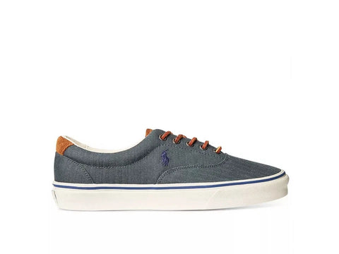 Polo Ralph Lauren Men's Navy Keaton Suede-Trim Herringbone Sneaker | Polo Ralph Lauren In Lebanon