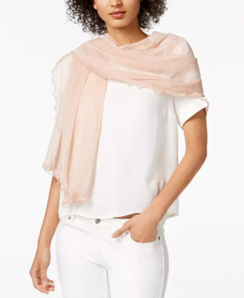 I.N.C. International Concepts Women's Dusty Gold Concepts Ruffle-Edge Metallic Wrap | I.N.C. International Concepts In Lebanon