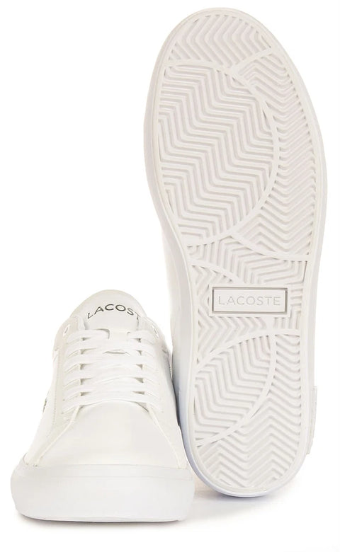 Lacoste Men's White Leather Powercourt 224 1 SMA Sneaker | Lacoste In Lebanon