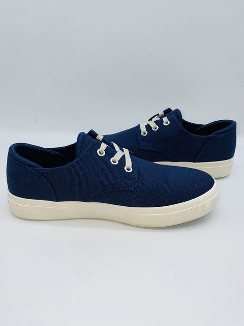 Sun & Stone Men's Navy Blue Kiva Lace-Up Sneakers ACS299(shoes60,61,62) shr