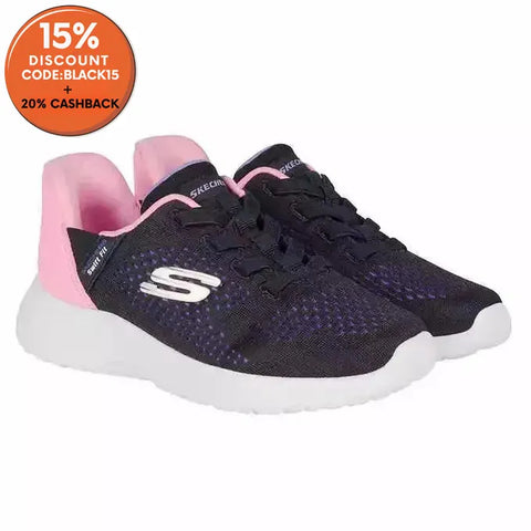 Skechers Girl's Black/Pink Sneakers |Skechers in Lebanon