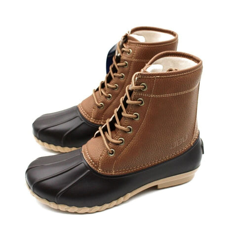 JBU Men's Brown Waterproof Duck Boot ACS249(shoes 61,62,63)