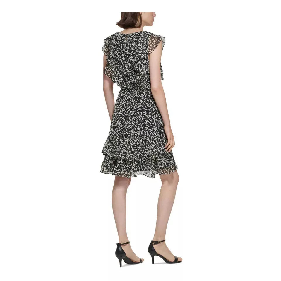 Tommy Hilfiger Women's Black & White Sleeveless Dress |Tommy Hilfiger in Lebanon