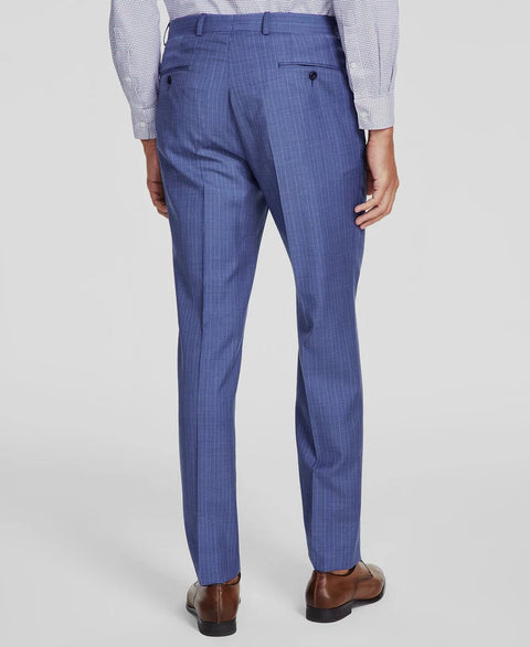 Michael Kors Men's Blue Classic-Fit Pinstripe Wool Suit Pants  |  Michael Kors in Lebanon