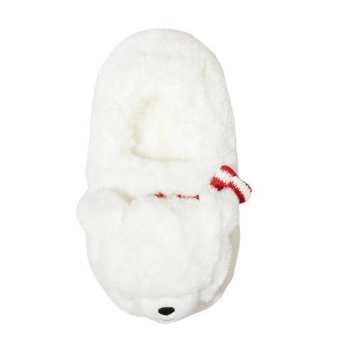 Wondershop Girl's White Holiday Polar Bear Character Panduf |Wondershop In Lebanon